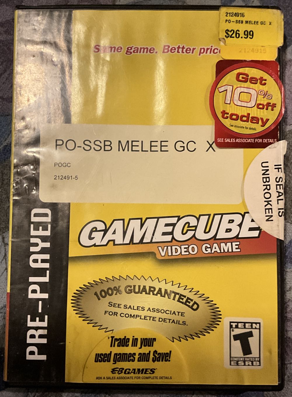 Super Mario Sunshine - Nintendo GameCube (Nintendo - 1) video game collectible [Barcode 0045496960346] - Main Image 5