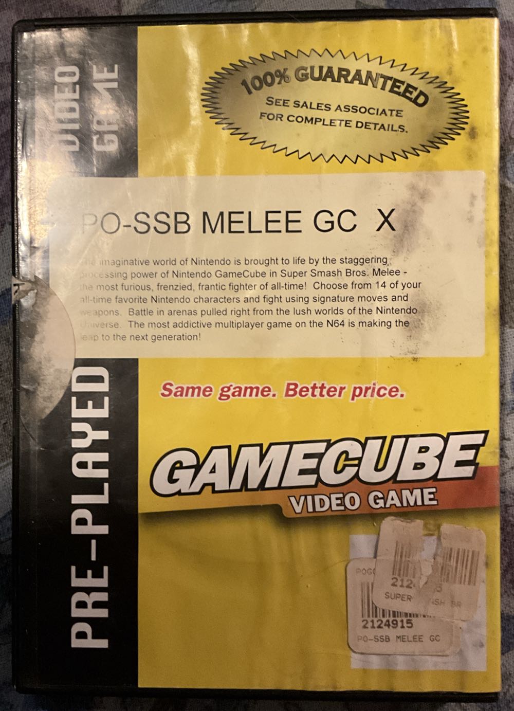 Super Mario Sunshine - Nintendo GameCube (Nintendo - 1) video game collectible [Barcode 0045496960346] - Main Image 6