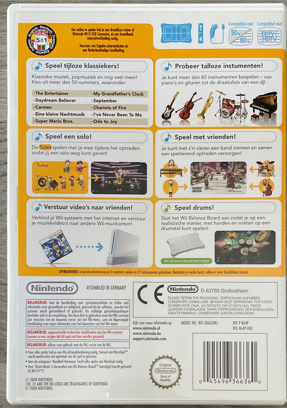 Wii Music - Nintendo Wii (Nintendo - 1-4) video game collectible [Barcode 045496366360] - Main Image 4