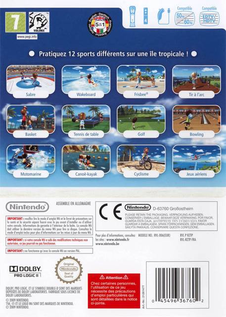 Wii Sports Resort - Nintendo Wii (Nintendo - 4) video game collectible [Barcode 044406367688] - Main Image 2