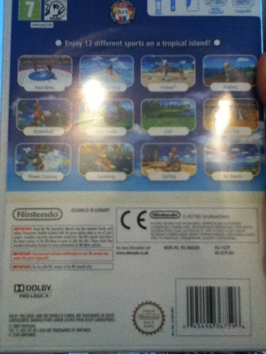 Wii Sports Resort - Nintendo Wii (Nintendo - 4) video game collectible [Barcode 045496367596] - Main Image 2