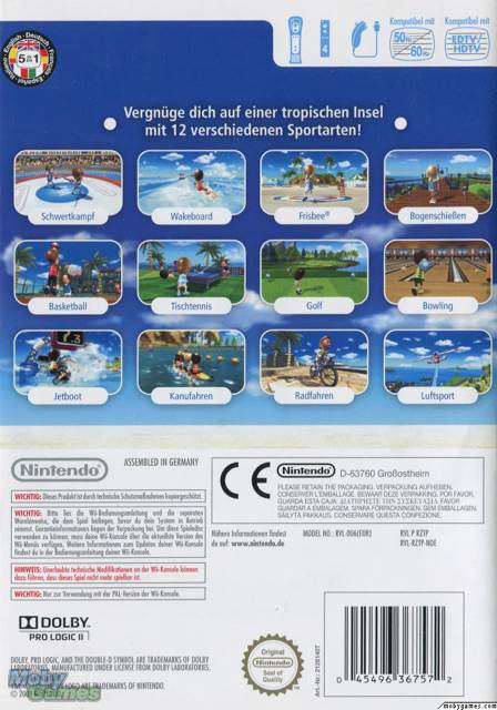 Wii Sports Resort - Nintendo Wii video game collectible [Barcode 045496367671] - Main Image 2
