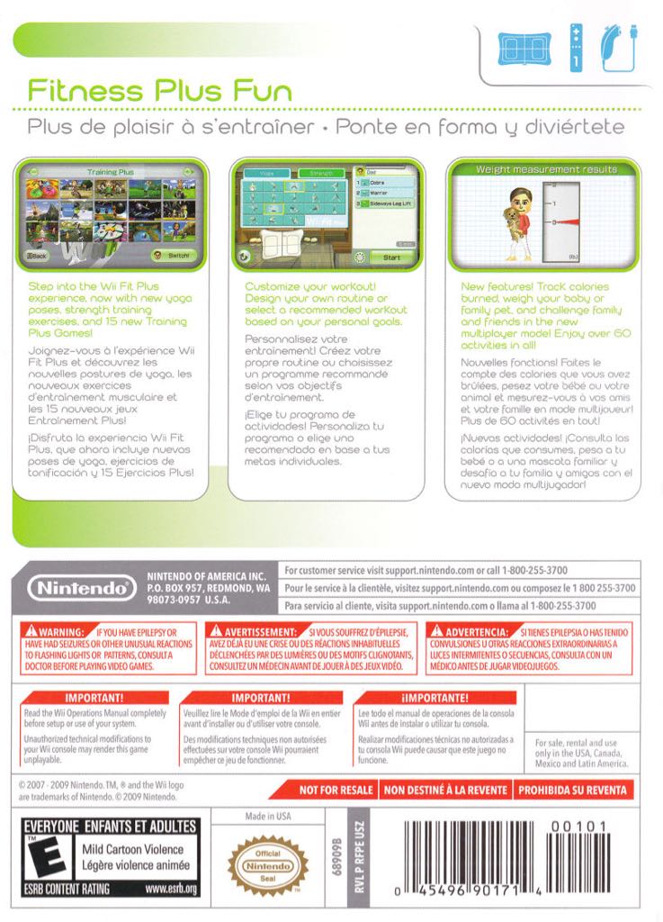 Wii Fit - Nintendo Wii video game collectible - Main Image 2