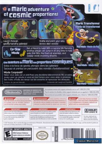 Super Mario Galaxy - Nintendo Wii (Nintendo - 1-2) video game collectible [Barcode 045496363925] - Main Image 2