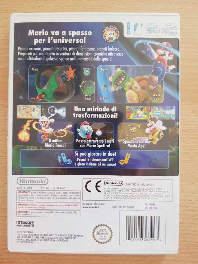 Super Mario Galaxy - Nintendo Wii (Nintendo - 1/4) video game collectible [Barcode 045496363963] - Main Image 2