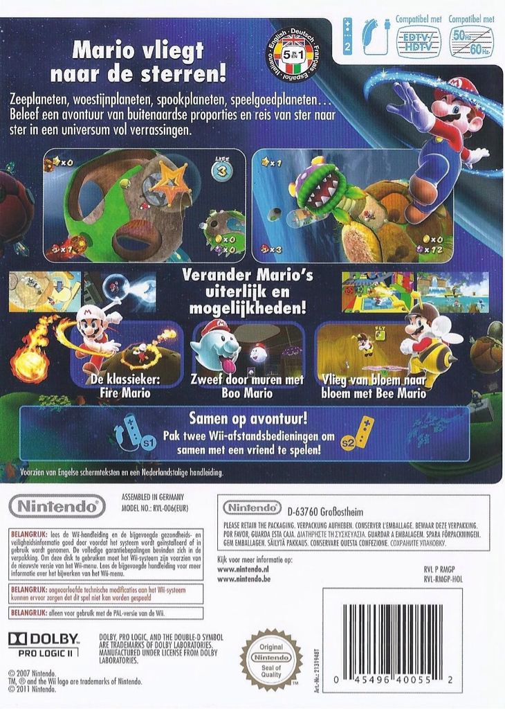 Super Mario Galaxy - Nintendo Wii (Nintendo - 2) video game collectible [Barcode 045496400552] - Main Image 2