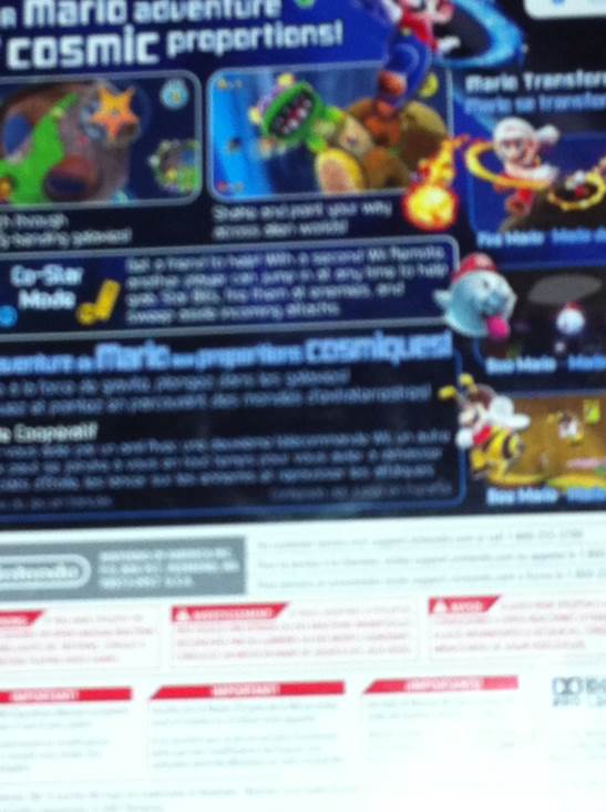 Super Mario Galaxy - Nintendo Wii video game collectible - Main Image 2