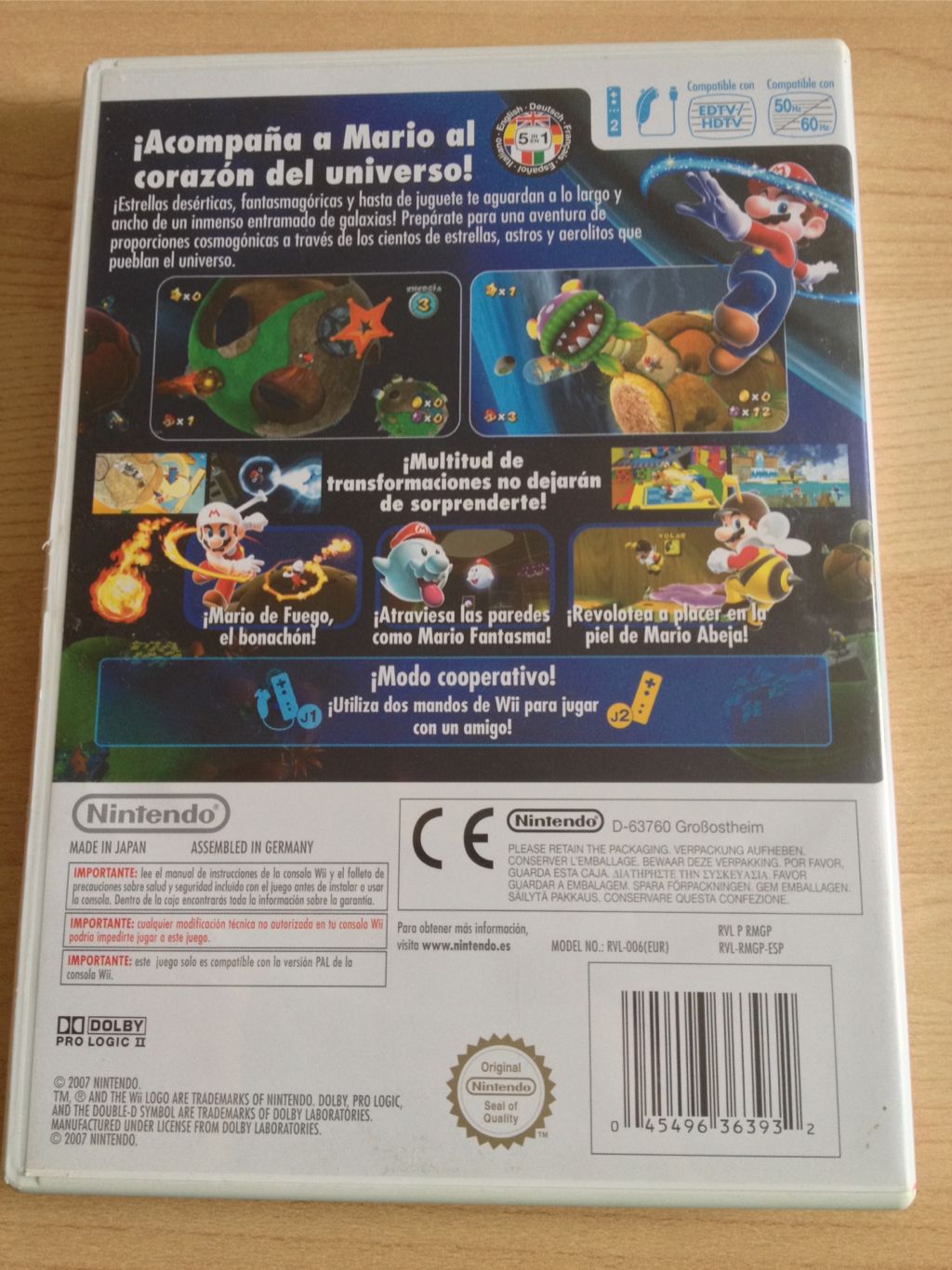 Super Mario Galaxy - Nintendo Wii (Nintendo - 1) video game collectible - Main Image 2