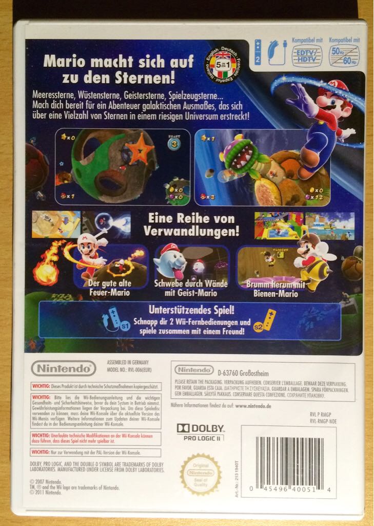 Super Mario Galaxy - Nintendo Wii (2) video game collectible - Main Image 2