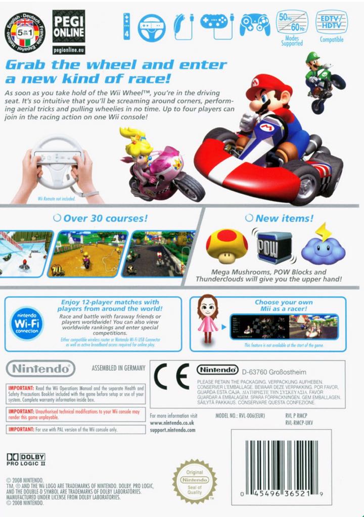 Mario Kart Wii - Nintendo Wii (Nintendo - 12) video game collectible [Barcode 045496365233] - Main Image 2
