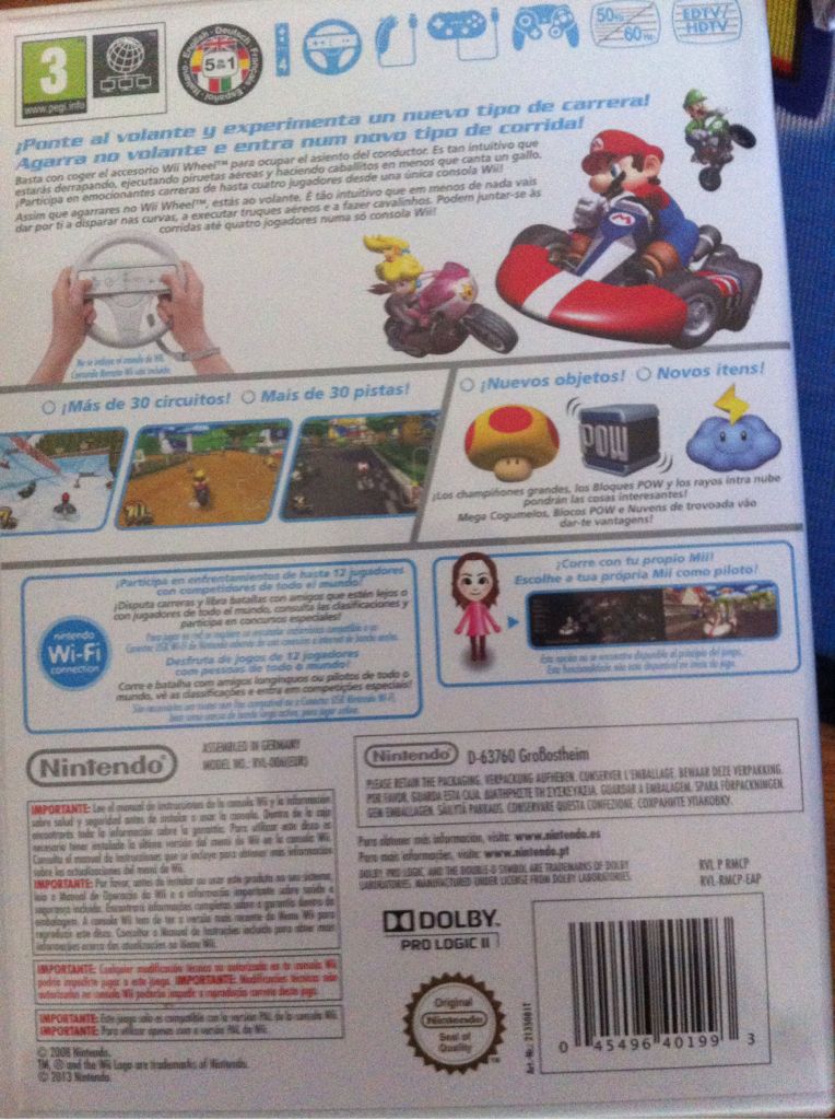 Mario Kart Wii - Nintendo Wii video game collectible [Barcode 045496401993] - Main Image 2