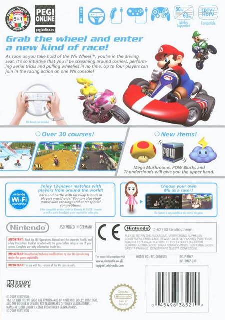 Mario Kart Wii - Nintendo Wii (Nintendo - 4) video game collectible [Barcode 045496902377] - Main Image 2
