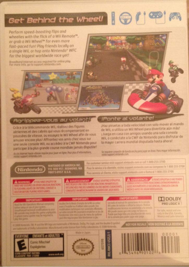 Mario Kart Wii - Nintendo Wii (Nintendo) video game collectible - Main Image 2