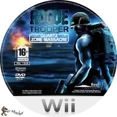 Rogue Trooper: Quartz Zone Massacre - Nintendo Wii (Graffiti Entertainment - 1-4) video game collectible [Barcode 891563001487] - Main Image 2