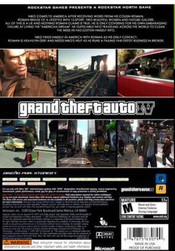 Grand Theft Auto IV - Valve Steam (Rockstar Games - 1) video game collectible [Barcode 5026555053907] - Main Image 2