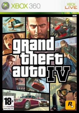 Grand Theft Auto IV - Microsoft Xbox 360 (Rockstar Games - 4) video game collectible [Barcode 5026555246033] - Main Image 1
