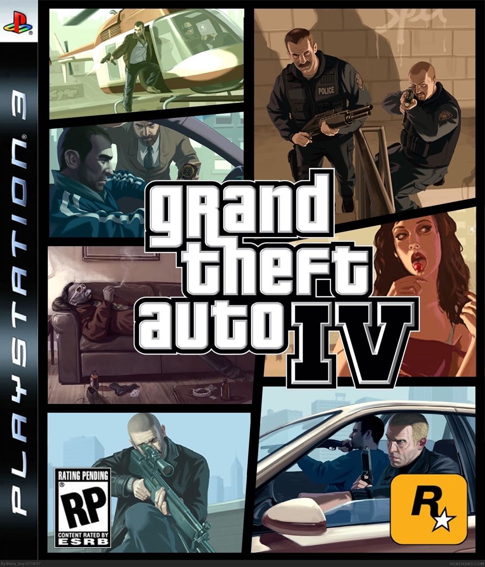 Grand Theft Auto IV - Sony PlayStation 3 (PS3) (Rockstar Games - 1) video game collectible [Barcode 710425370113] - Main Image 3
