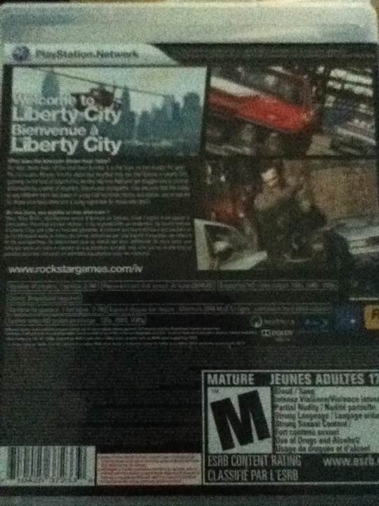 Grand Theft Auto IV - Greatest Hits - Sony PlayStation 3 (PS3) (Rockstar Games - 1) video game collectible [Barcode 710425372339] - Main Image 2
