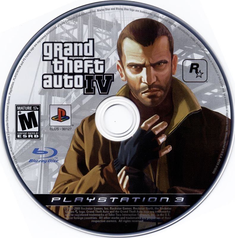 Grand Theft Auto IV - Greatest Hits - Sony PlayStation 3 (PS3) (Rockstar Games - 1) video game collectible [Barcode 710425372339] - Main Image 3