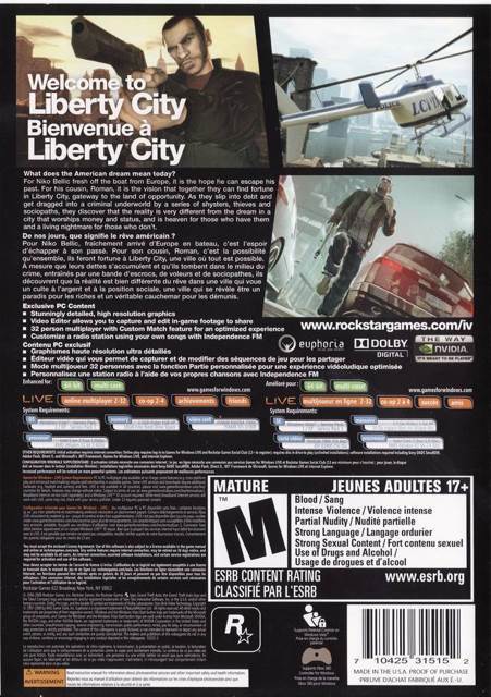 Grand Theft Auto IV - Sony PlayStation 3 (PS3) video game collectible - Main Image 2
