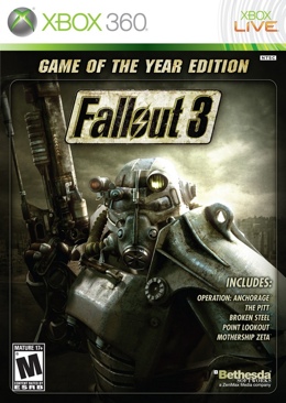 Fallout 3 (Game Of The Year Edition) - Microsoft Xbox 360 (Obsidian Entertainment - 1) video game collectible [Barcode 777721849767] - Main Image 1