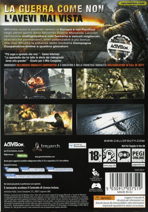 Call Of Duty World At War - PC (Activision) video game collectible [Barcode 5030917057519] - Main Image 2