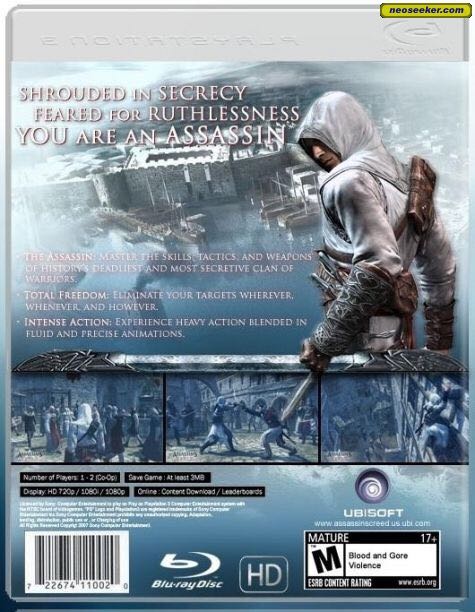 Assassins Creed - Sony PlayStation 3 (PS3) (Ubisoft) video game collectible - Main Image 2