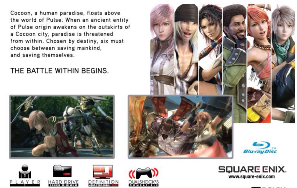 Final Fantasy XIII - Sony PlayStation 3 (PS3) video game collectible - Main Image 2