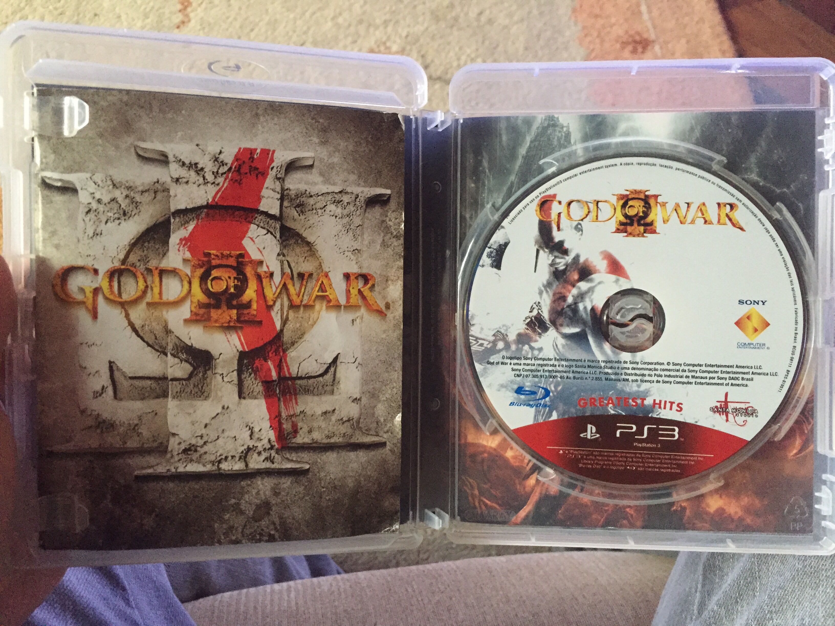 God of War III - Sony PlayStation 3 (PS3) (Sony Computer Entertainment - 1) video game collectible [Barcode 701710811121] - Main Image 3