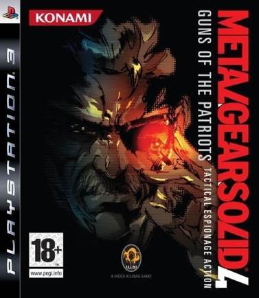 Metal Gear Solid 4: Guns of the Patriots - Sony PlayStation 3 (PS3) (Konami - 1) video game collectible - Main Image 1