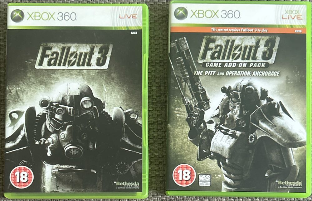 Fallout 3 + Falout 3 Game Add-On Pack - Microsoft Xbox 360 (Bethesda Softworks - 1) video game collectible [Barcode 0093155125520] - Main Image 3