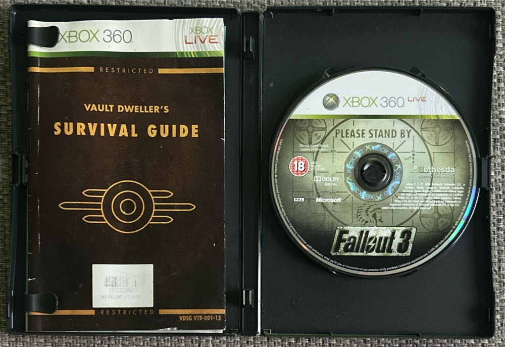 Fallout 3 (Classics) - Microsoft Xbox 360 video game collectible [Barcode 093155122956] - Main Image 3