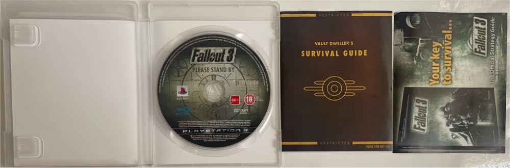 Fallout 3 - Sony PlayStation 3 (PS3) (Bethesda Softworks - 1) video game collectible [Barcode 093155126220] - Main Image 3