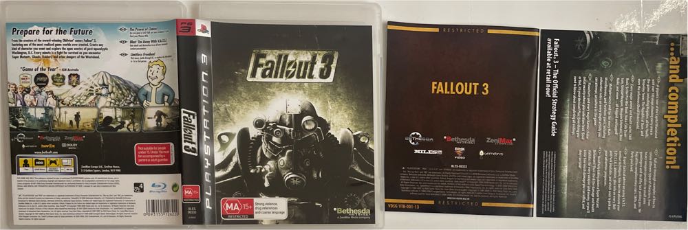 Fallout 3 - Sony PlayStation 3 (PS3) (Bethesda Softworks - 1) video game collectible [Barcode 093155126220] - Main Image 4