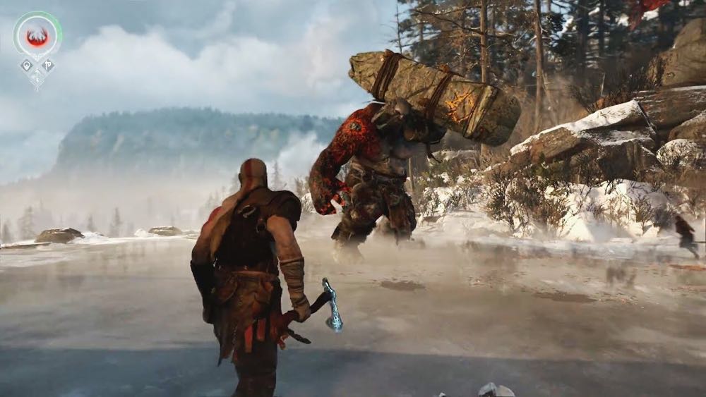 God of War - Sony PlayStation 4 (PS4) (Sony - 1) video game collectible [Barcode 711719360773] - Main Image 3