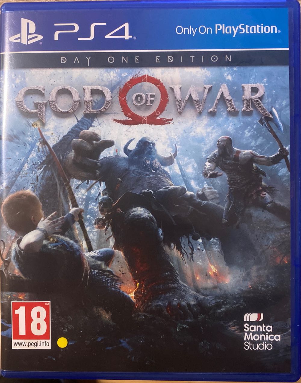 God Of War V - Sony PlayStation 4 (PS4) (Sony Interactive Entertainment - 1) video game collectible [Barcode 711719361077] - Main Image 2