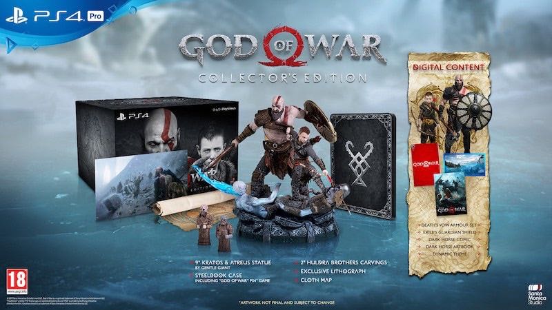 God Of War - Sony PlayStation 4 (PS4) (Sony Computer Enterntainment - 1) video game collectible [Barcode 711719506096] - Main Image 2