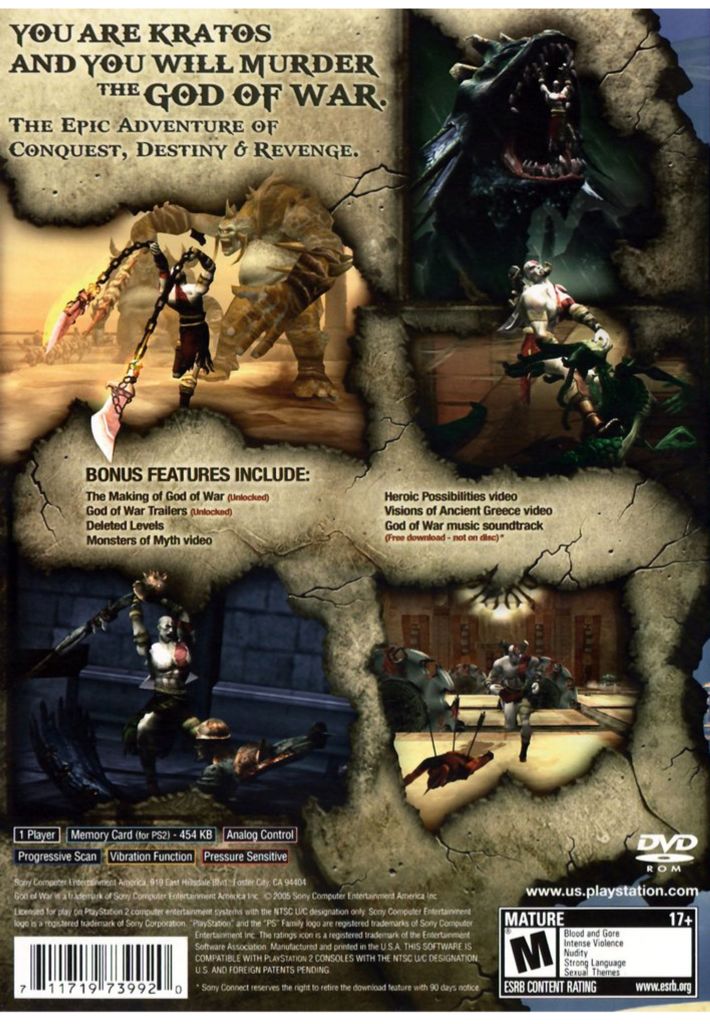 God Of War - Sony PlayStation 3 (PS3) (Sony) video game collectible - Main Image 2