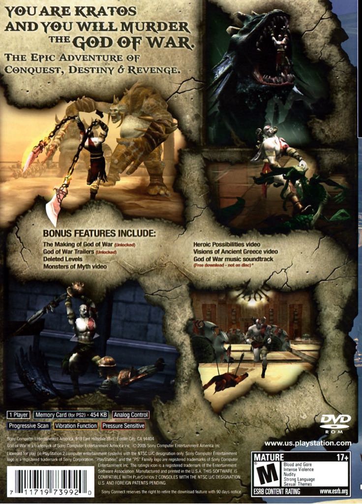 God Of War - Sony PlayStation 3 (PS3) video game collectible - Main Image 2