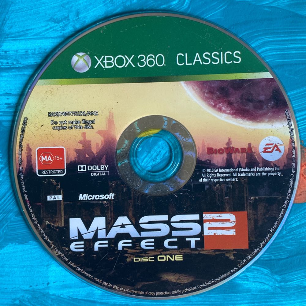 Mass Effect 2 - Microsoft Xbox 360 (Electronic Arts - 1) video game collectible [Barcode 000000000000001] - Main Image 3