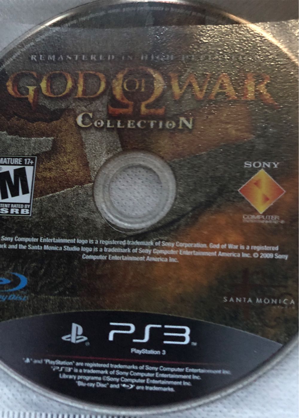 God of War Collection - Sony PlayStation 3 (PS3) (Sony Computer Entertainment - 1) video game collectible [Barcode 19992280] - Main Image 4