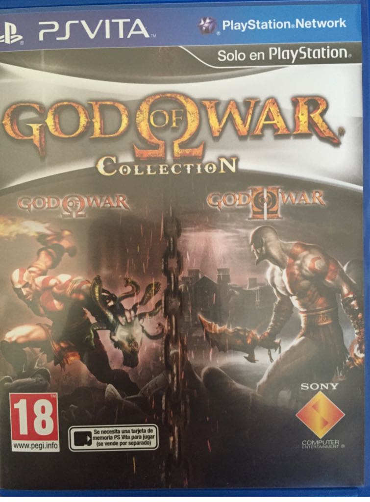 God Of War Collection - Sony PlayStation Vita (PS Vita) (1) video game collectible [Barcode 711719279488] - Main Image 1