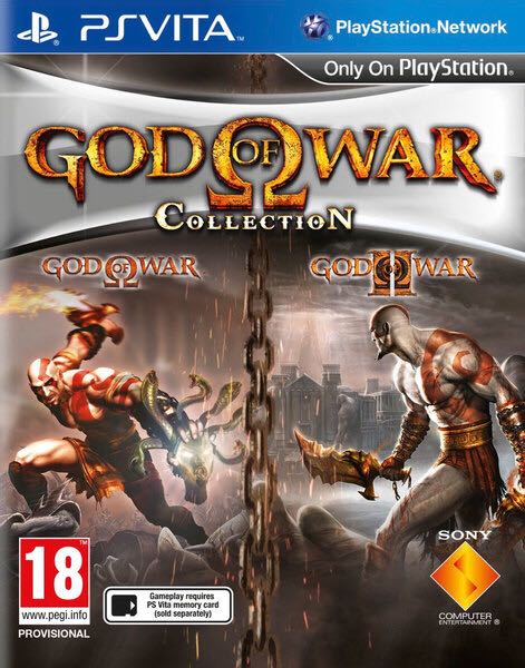 God of War Collection - Sony PlayStation Vita (PS Vita) (Sony Computer Entertainment Europe - 1) video game collectible [Barcode 711719279587] - Main Image 2