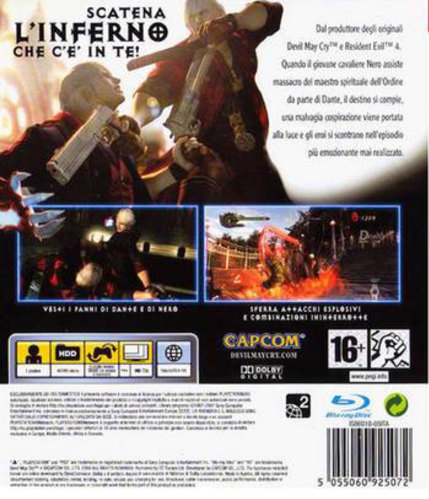 Devil May Cry 4 - Sony PlayStation 5 (PS5) (CE Europe - 1) video game collectible [Barcode 5055060925058] - Main Image 2