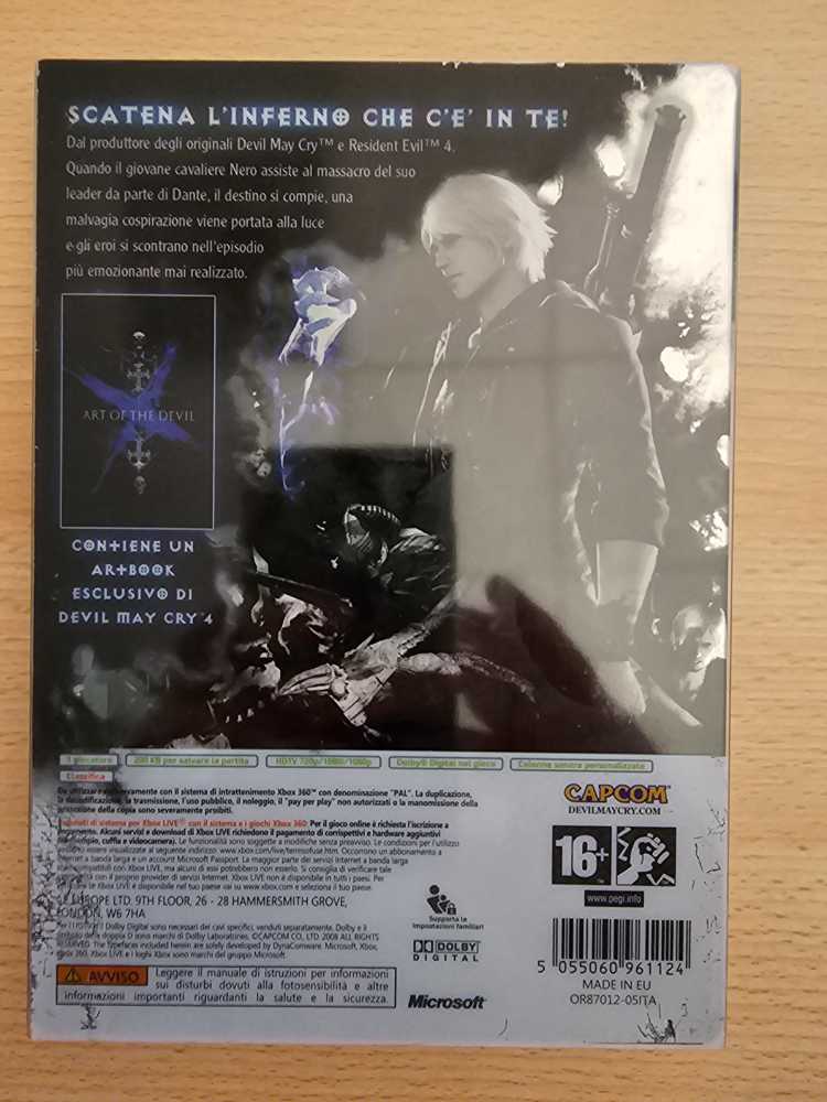 Devil May Cry 4 - Microsoft Xbox 360 (Capcom - 1) video game collectible [Barcode 5055060961124] - Main Image 2