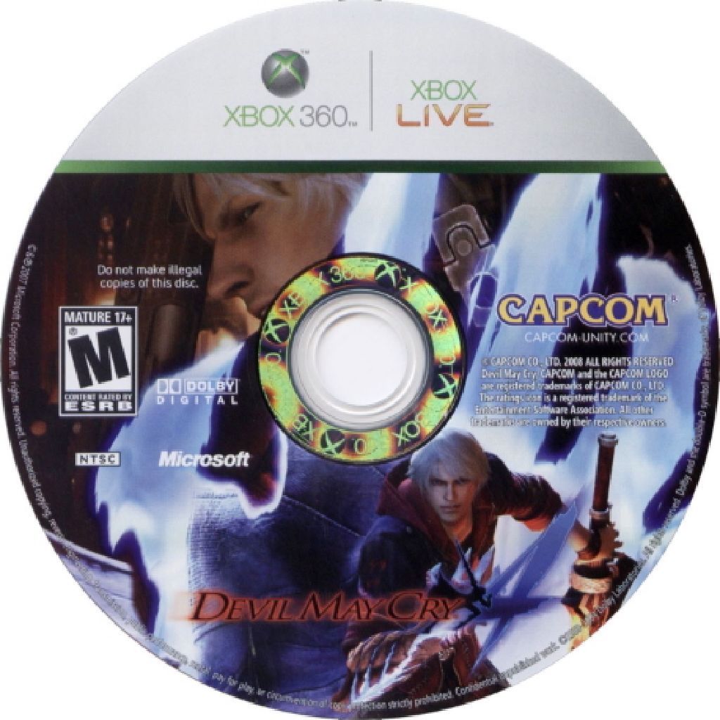 Devil May Cry 4 - Microsoft Xbox 360 (1) video game collectible [Barcode 777720138459] - Main Image 2