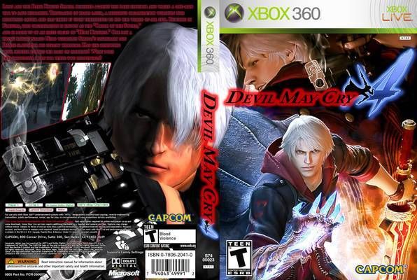 Devil May Cry 4 - Microsoft Xbox 360 video game collectible - Main Image 1