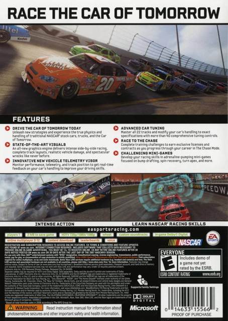 Nascar 08 - Microsoft Xbox 360 (Electronic Arts/EA Sports - 2) video game collectible [Barcode 014633159035] - Main Image 2
