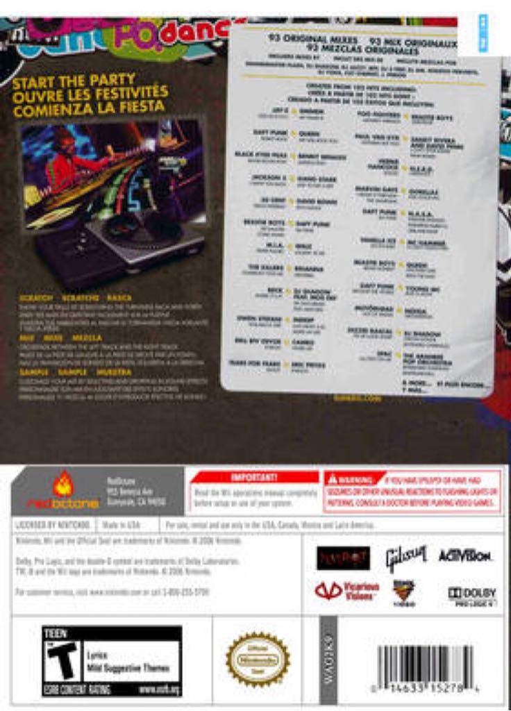 DJ Hero - Nintendo Wii video game collectible - Main Image 2