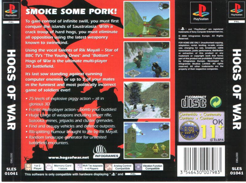 Hogs of War - Sony PlayStation Network (PSN) video game collectible - Main Image 2